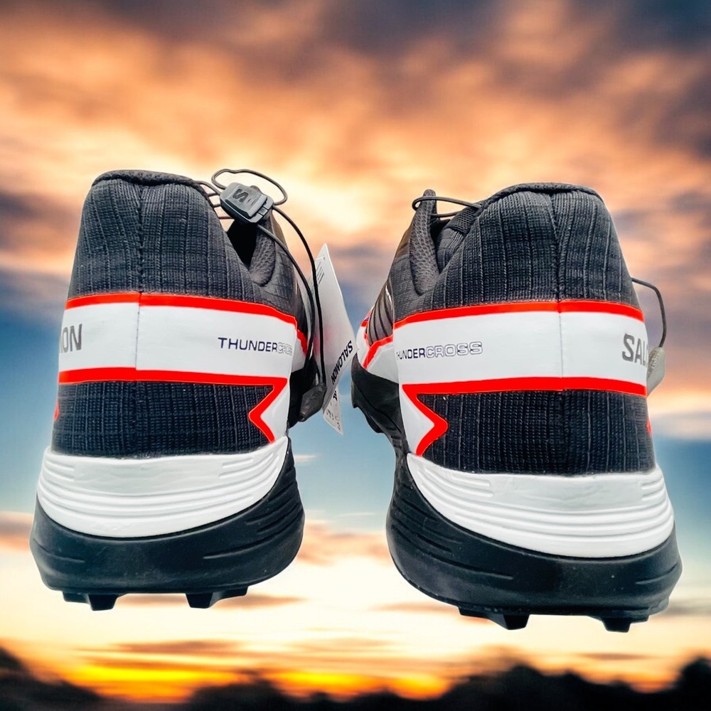 NEW Salomon Thundercross Surf The Web Black Trail-Running Shoe Mens Sz 12 - Picture 4 of 15